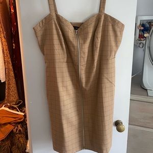 Forever 21+ Tan Mini Dress